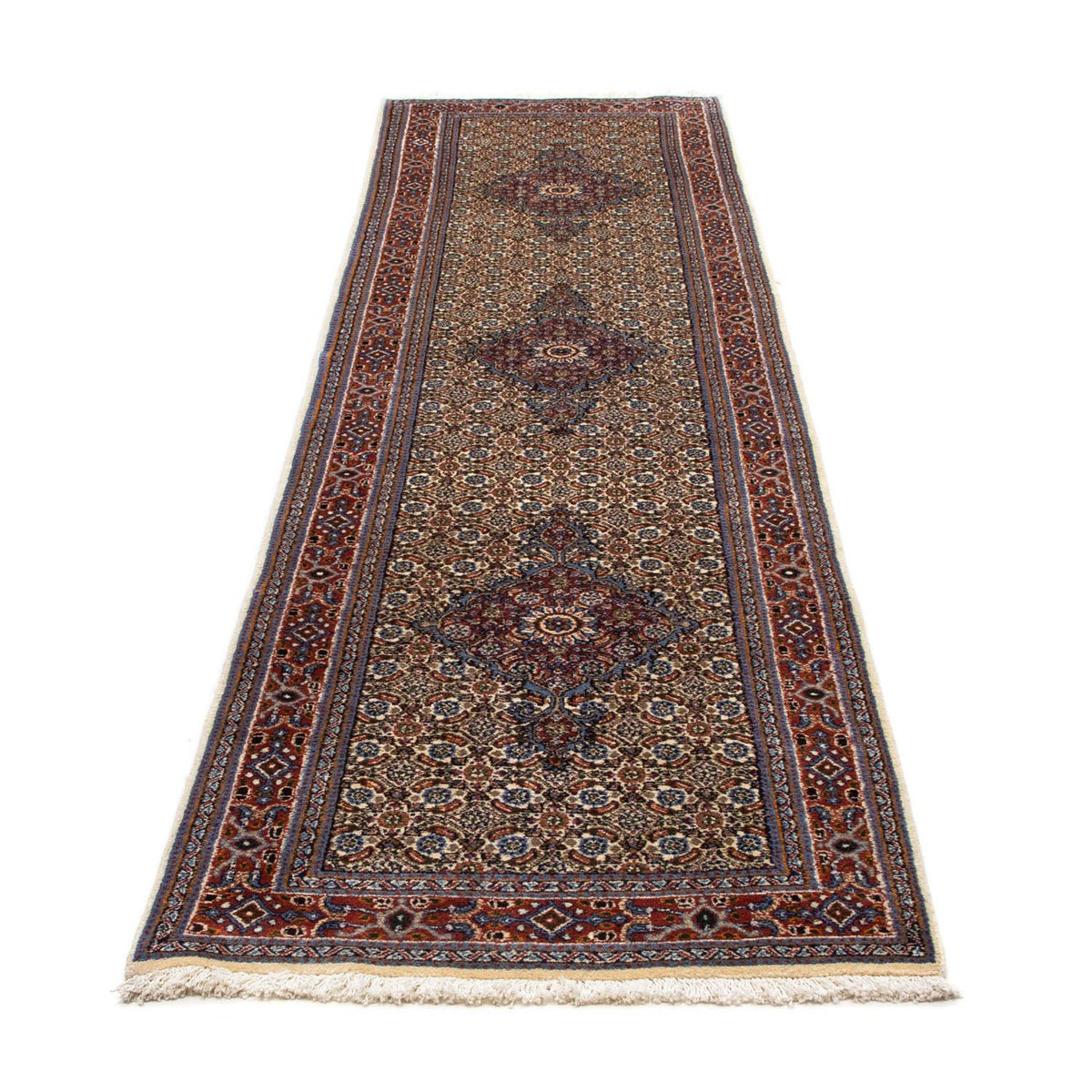 Tapis de couloir Tapis persan - Classique - 293 x 77 cm - beige