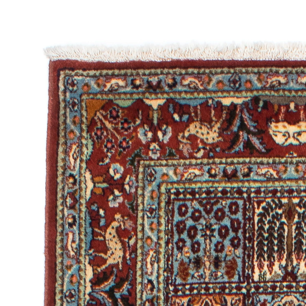 Tapis de couloir Tapis persan - Classique - 300 x 82 cm - rouge foncé