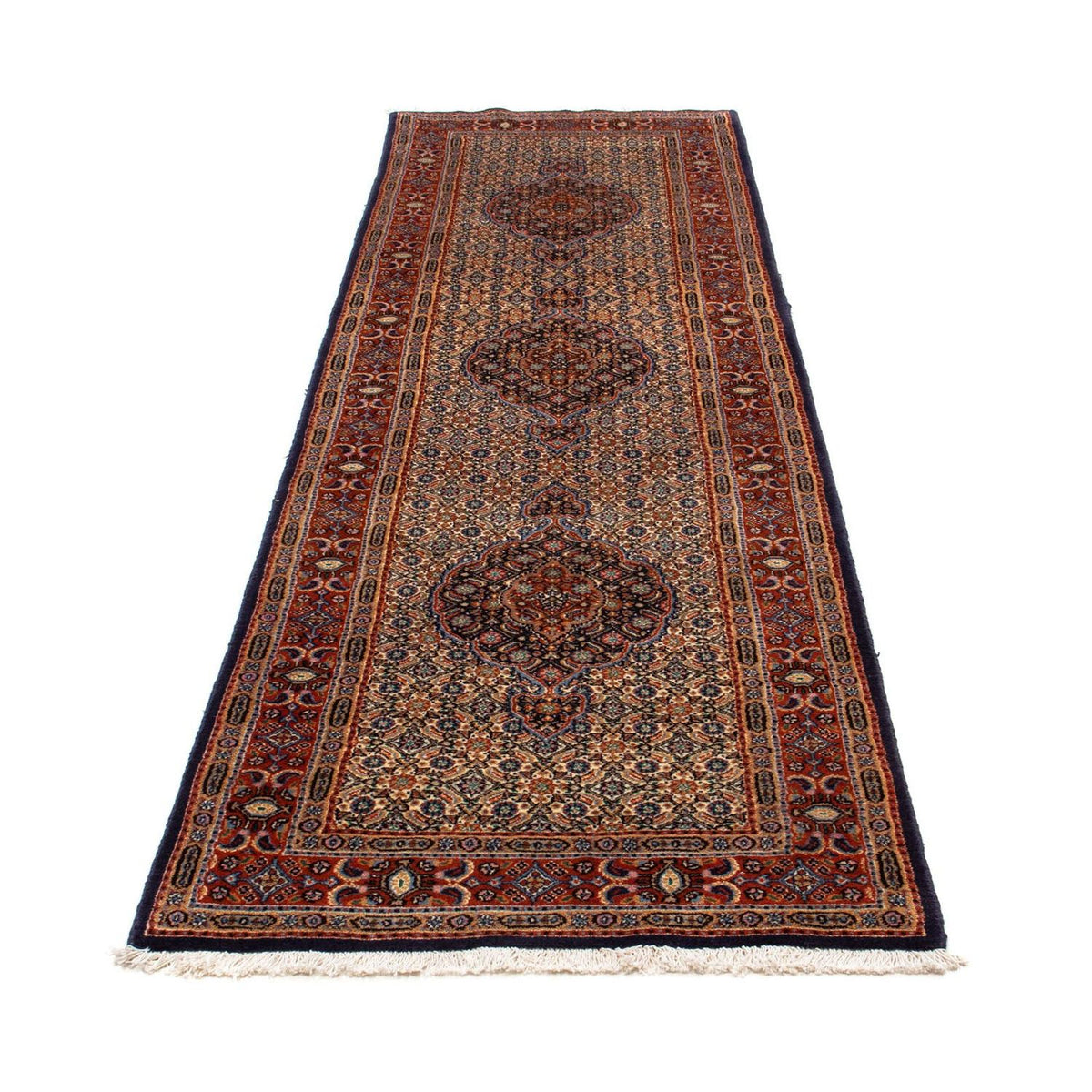 Tapis de couloir Tapis persan - Classique - 310 x 82 cm - marron