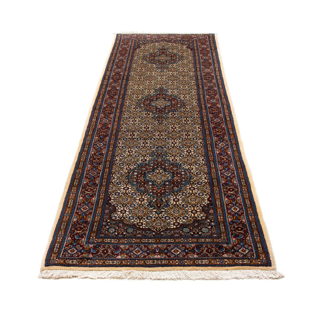 Tapis de couloir Tapis persan - Classique - 292 x 82 cm - beige