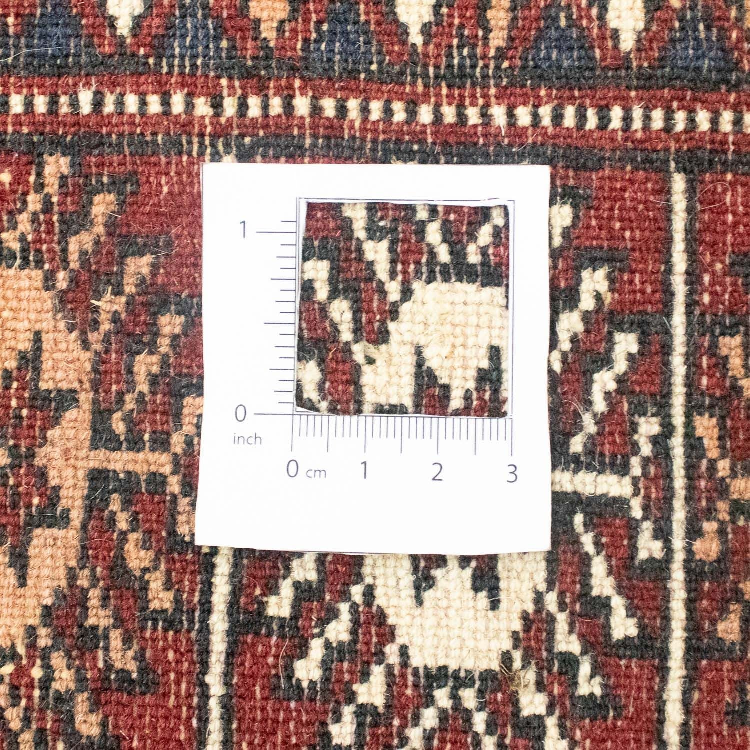 Tapis afghan - Boukhara - 186 x 121 cm - rouge