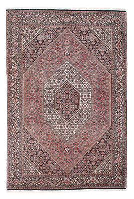 Tapis persan - Bidjar - 208 x 138 cm - rouge clair