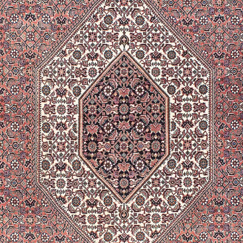 Tapis persan - Bidjar - 208 x 138 cm - rouge clair
