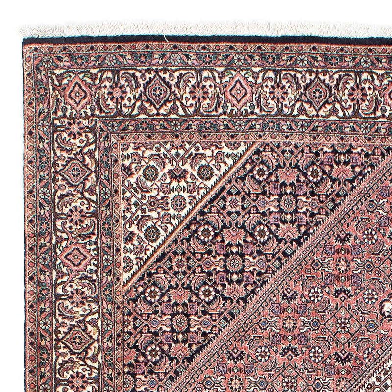 Tapis persan - Bidjar - 208 x 138 cm - rouge clair