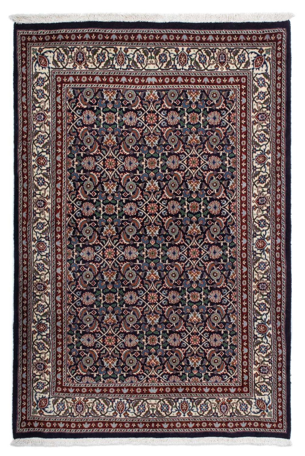 Tapis persan - Classique - 159 x 109 cm - bleu foncé