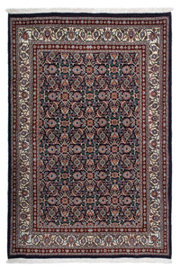 Tapis persan - Classique - 159 x 109 cm - bleu foncé