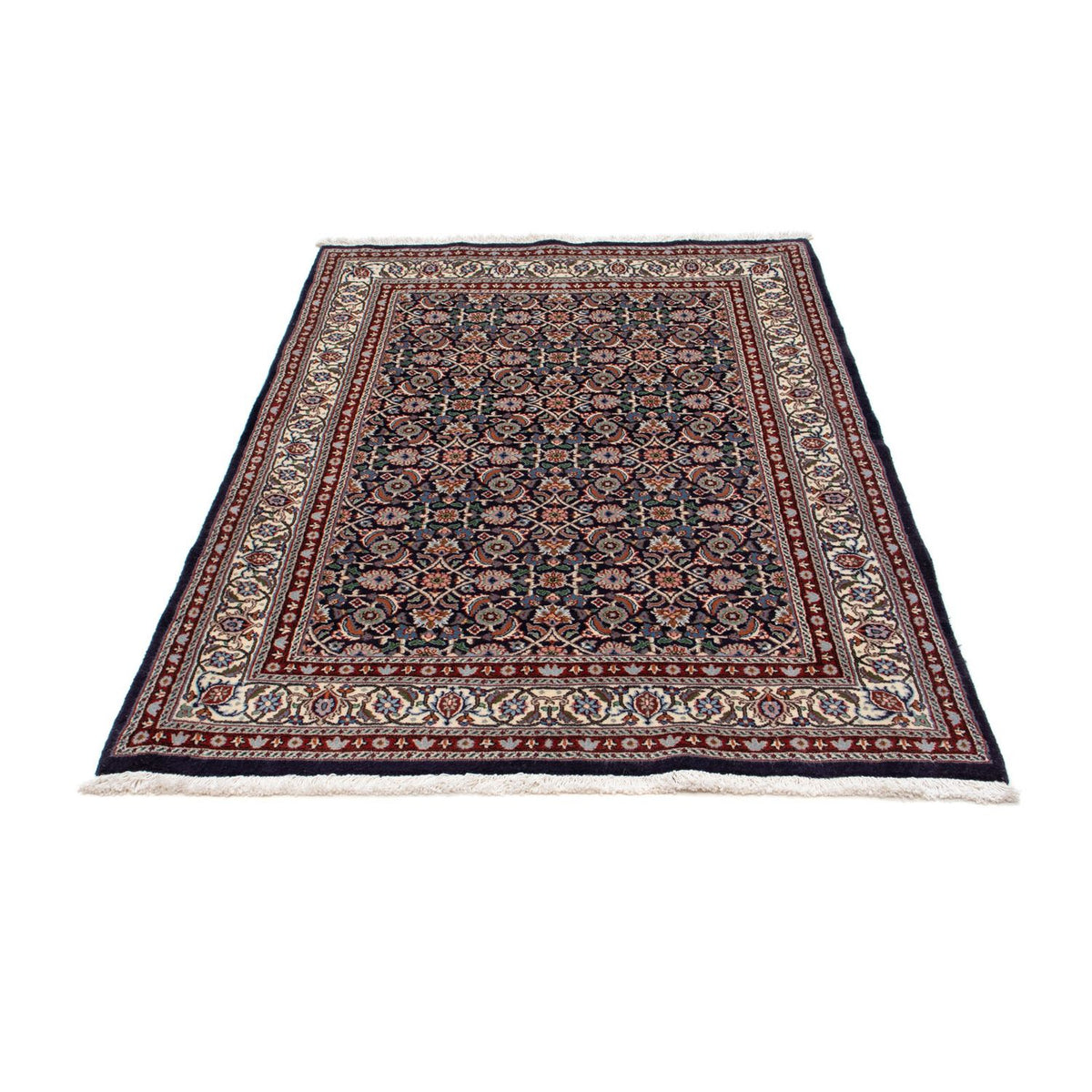 Tapis persan - Classique - 159 x 109 cm - bleu foncé