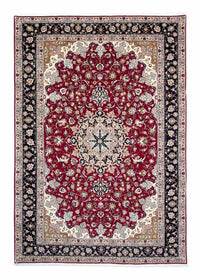 Tapis persan - Tabriz - Royal - 302 x 206 cm - rouge foncé