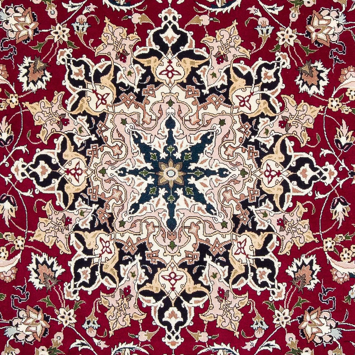 Tapis persan - Tabriz - Royal - 302 x 206 cm - rouge foncé