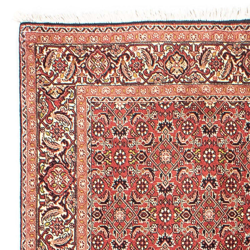 Tapis persan - Bidjar - 205 x 141 cm - rouge foncé