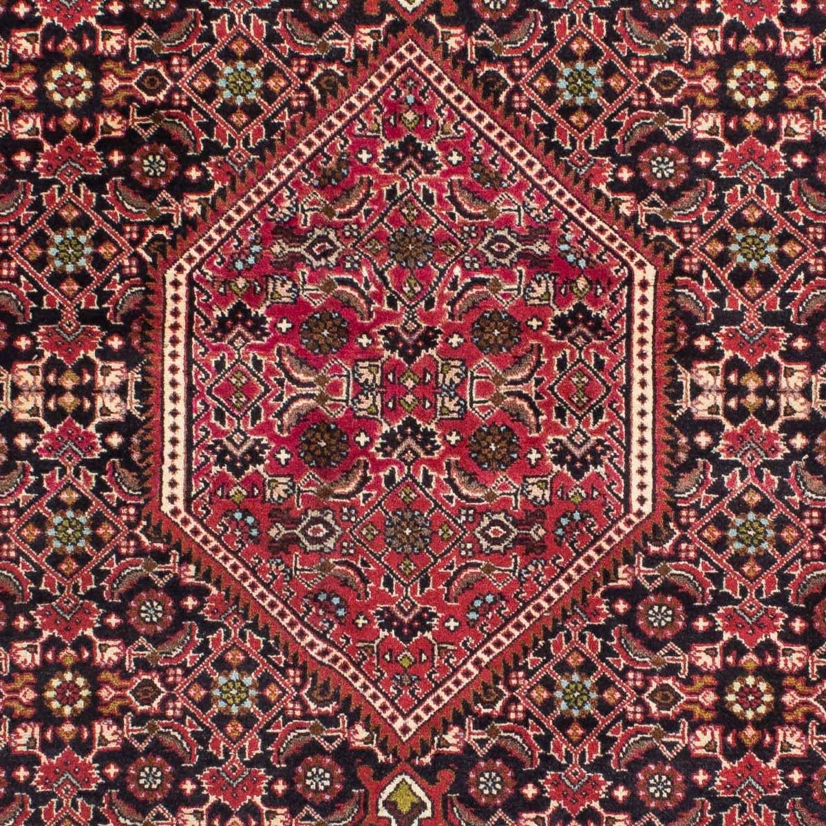 Tapis persan - Bidjar - 216 x 138 cm - rouge