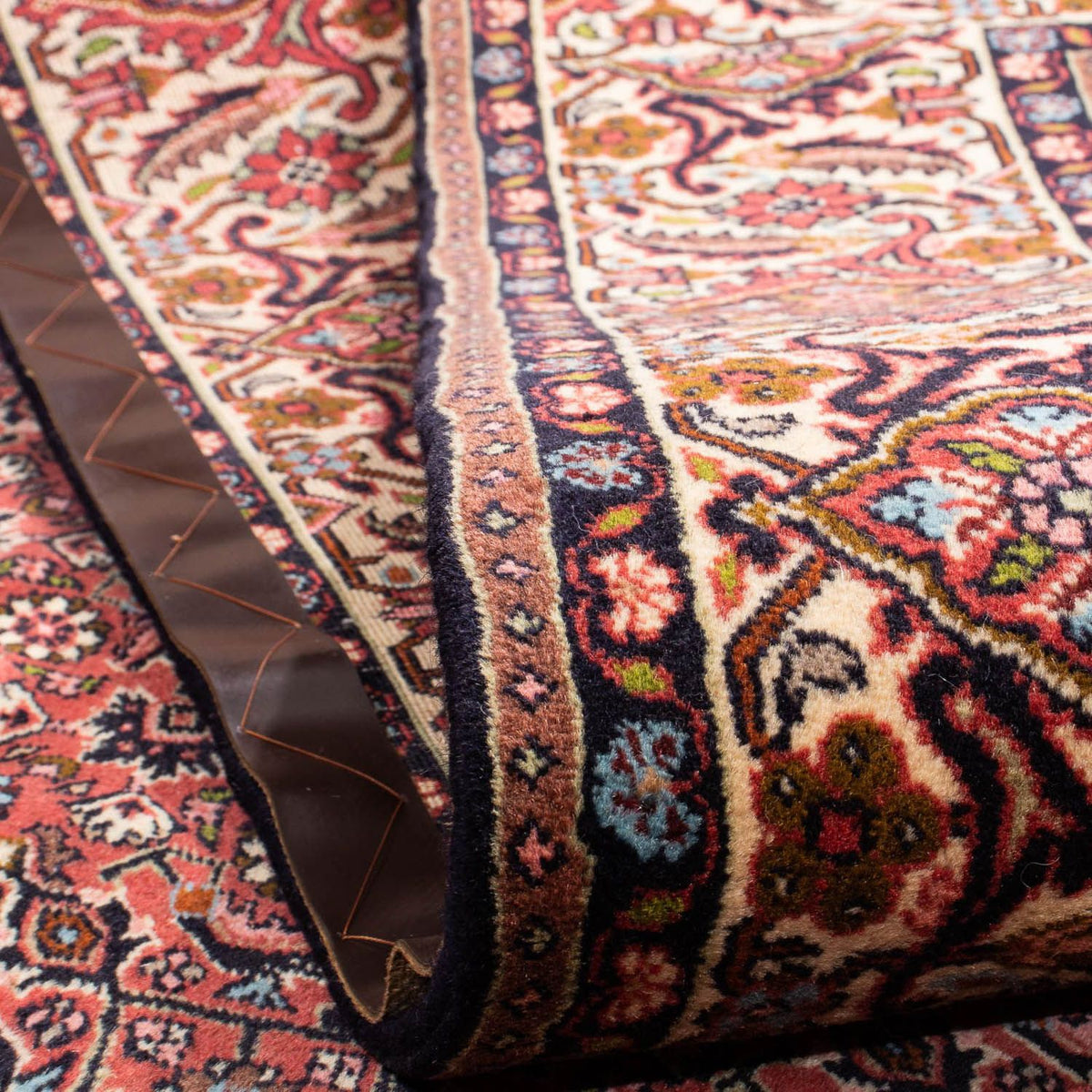 Tapis persan - Bidjar - 300 x 200 cm - rouge foncé