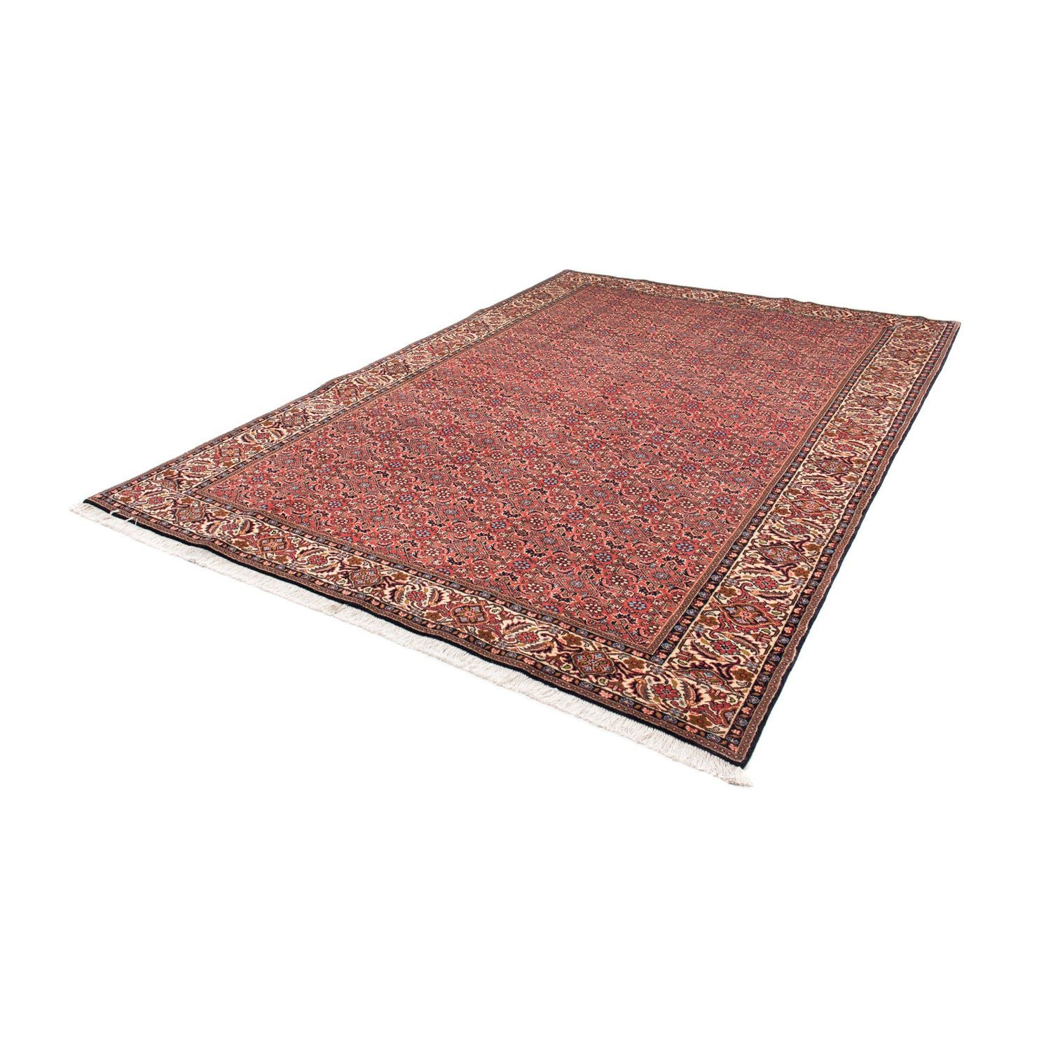 Tapis persan - Bidjar - 300 x 200 cm - rouge foncé