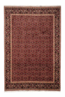 Tapis persan - Bidjar - 302 x 203 cm - rouge foncé