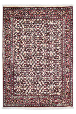 Tapis persan - Bidjar - 207 x 128 cm - bleu foncé
