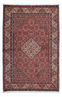 Tapis persan - Bidjar - 224 x 140 cm - rouge