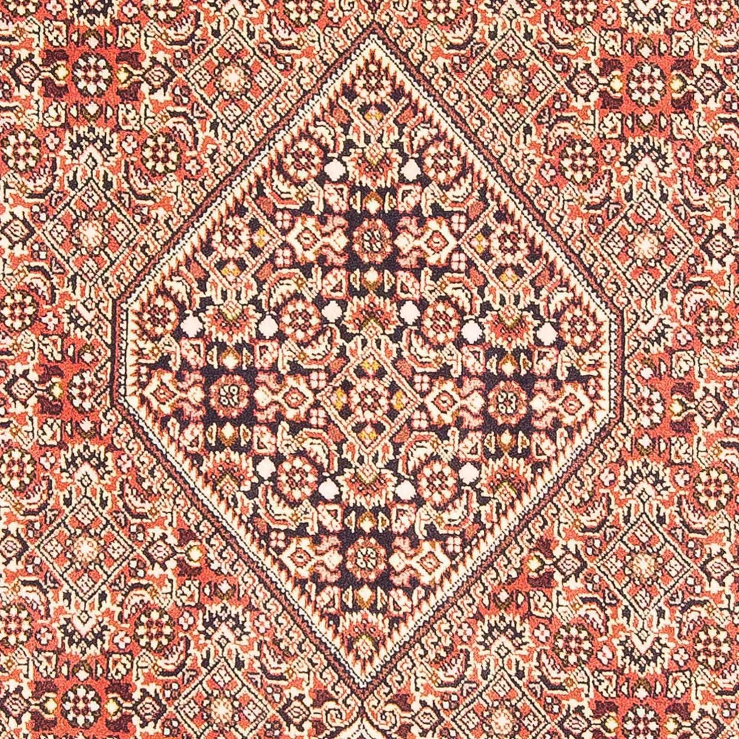 Tapis persan - Bidjar - 176 x 110 cm - rouge clair