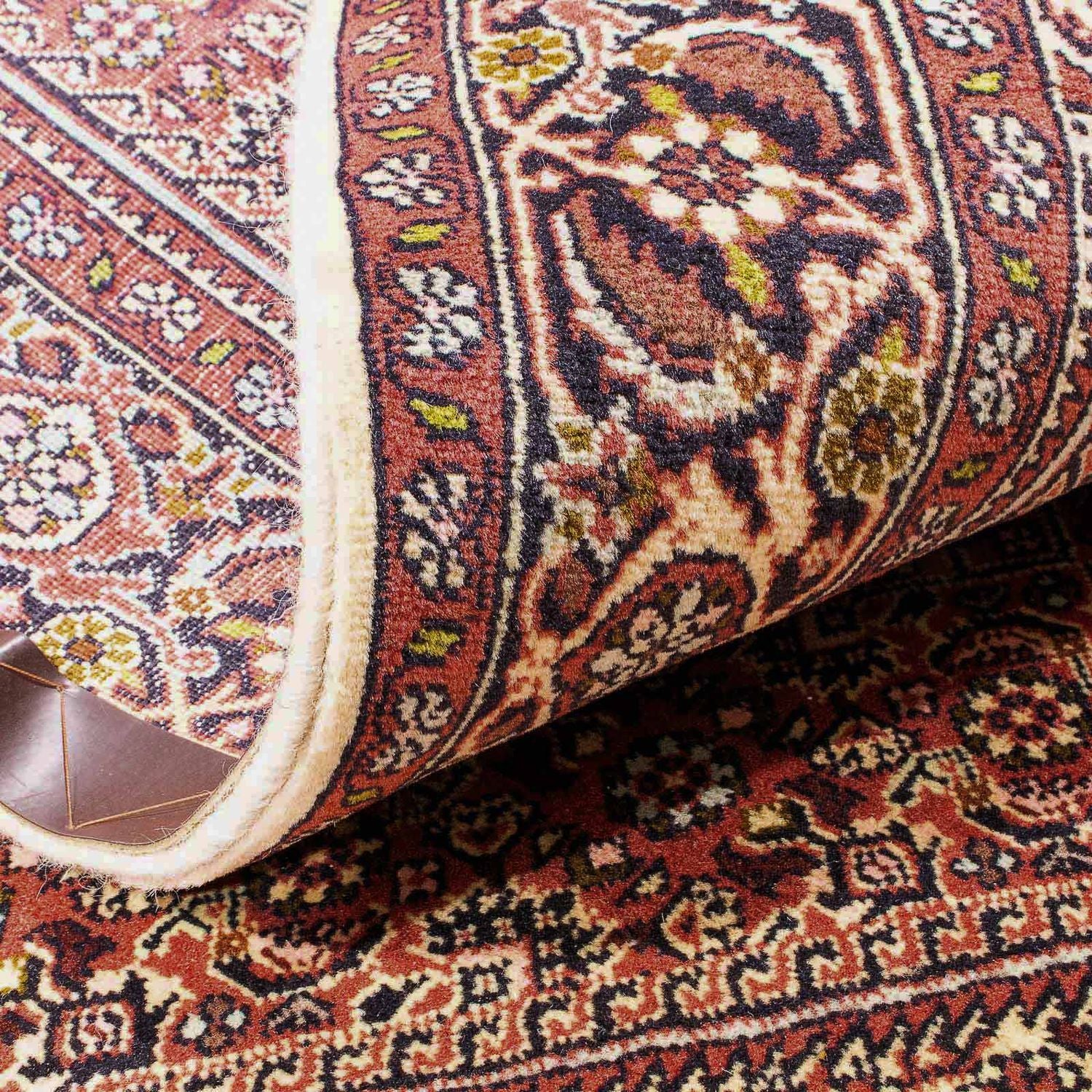 Tapis persan - Bidjar - 176 x 110 cm - rouge clair