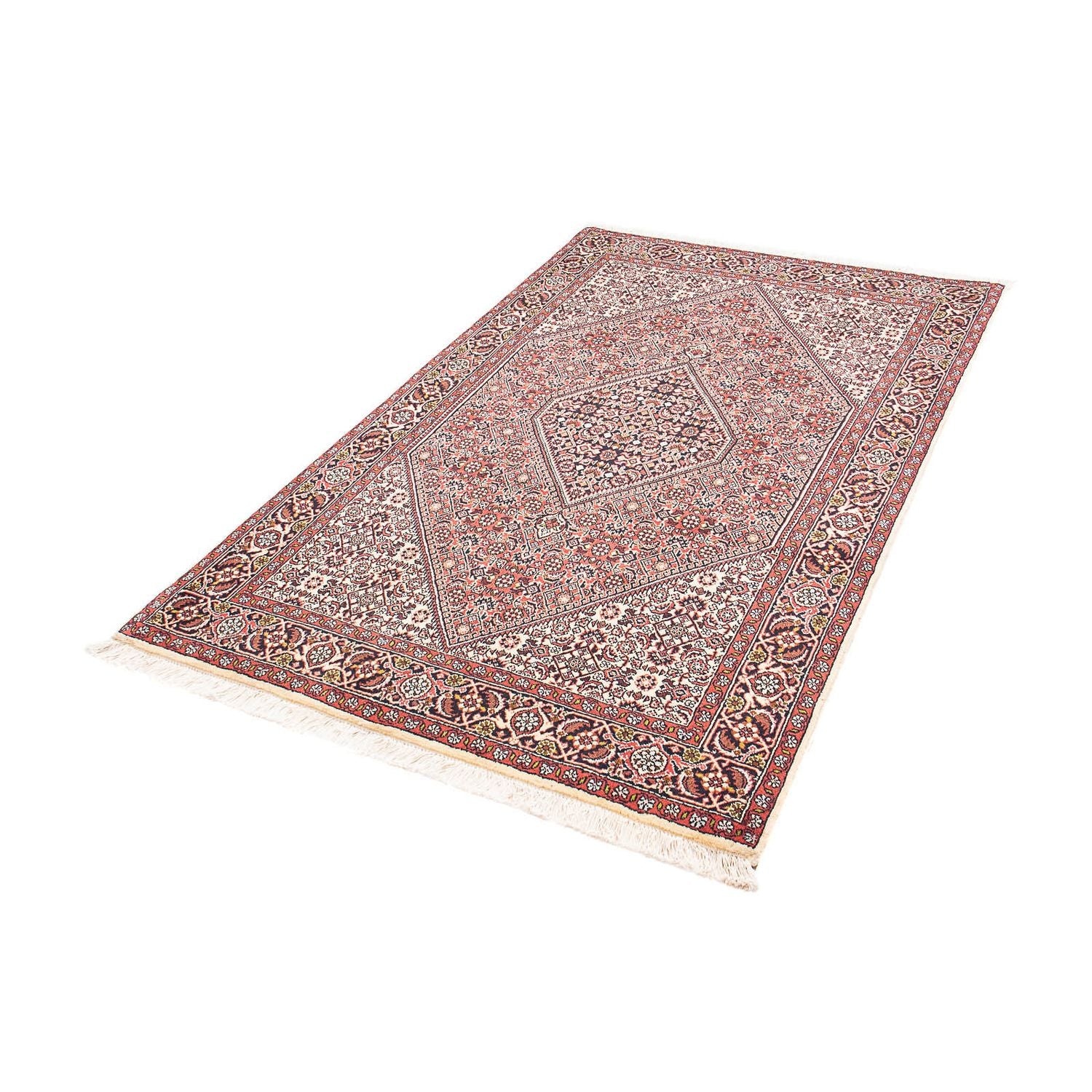 Tapis persan - Bidjar - 176 x 110 cm - rouge clair