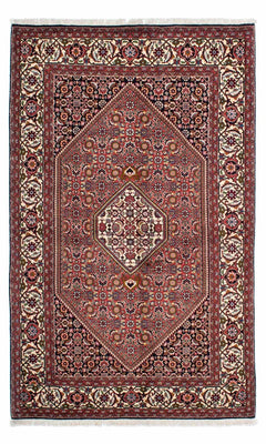 Tapis persan - Bidjar - 220 x 136 cm - rouge