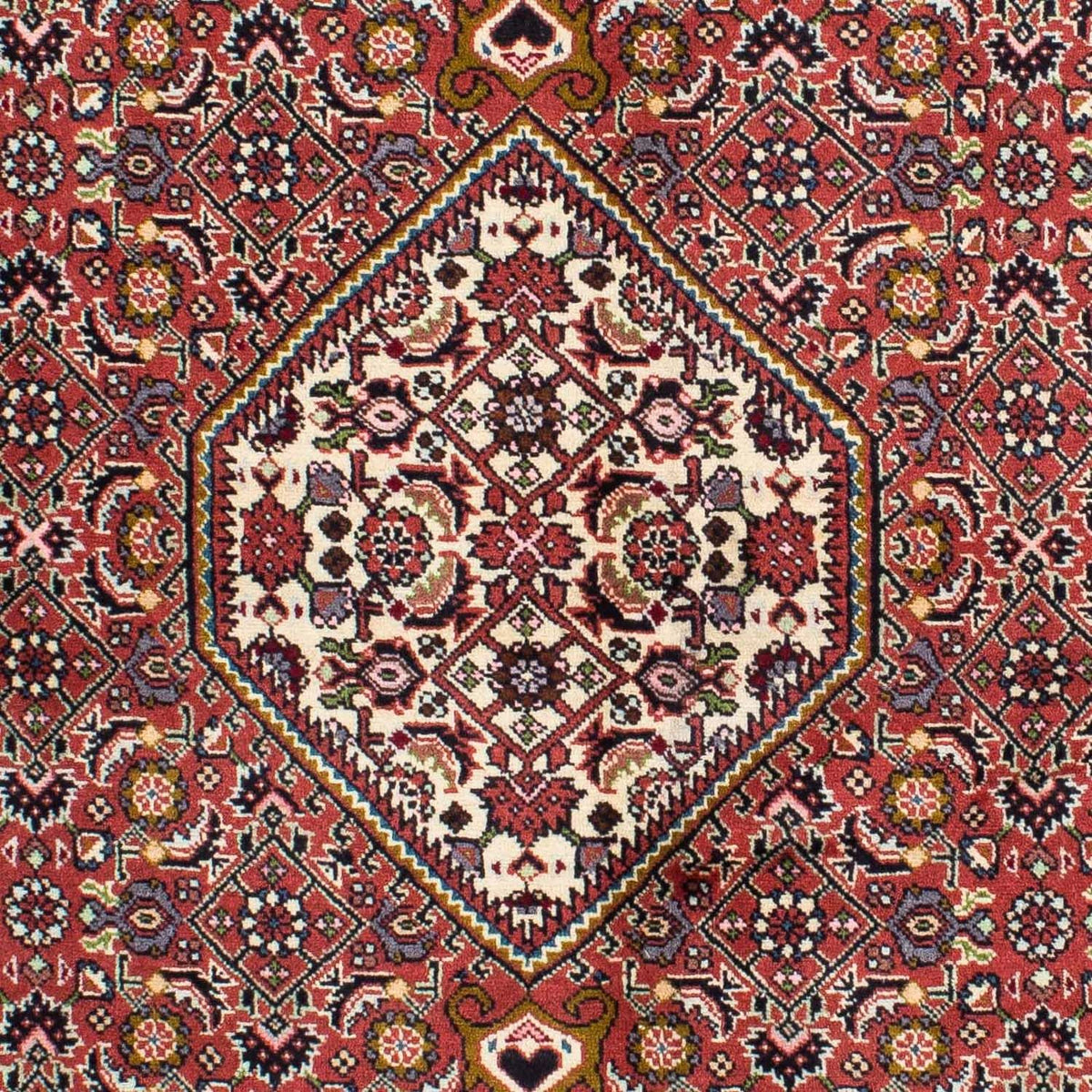 Tapis persan - Bidjar - 220 x 136 cm - rouge