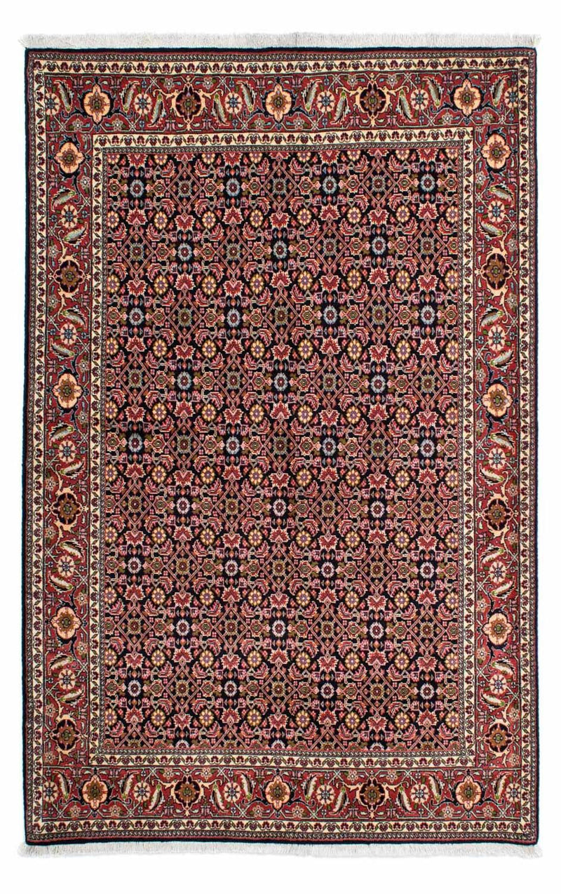 Tapis persan - Bidjar - 215 x 140 cm - bleu foncé