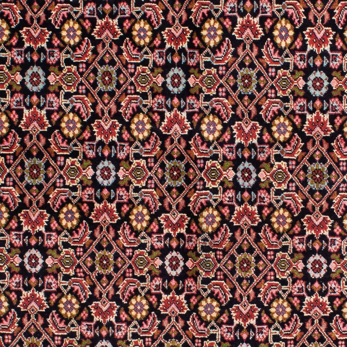 Tapis persan - Bidjar - 215 x 140 cm - bleu foncé