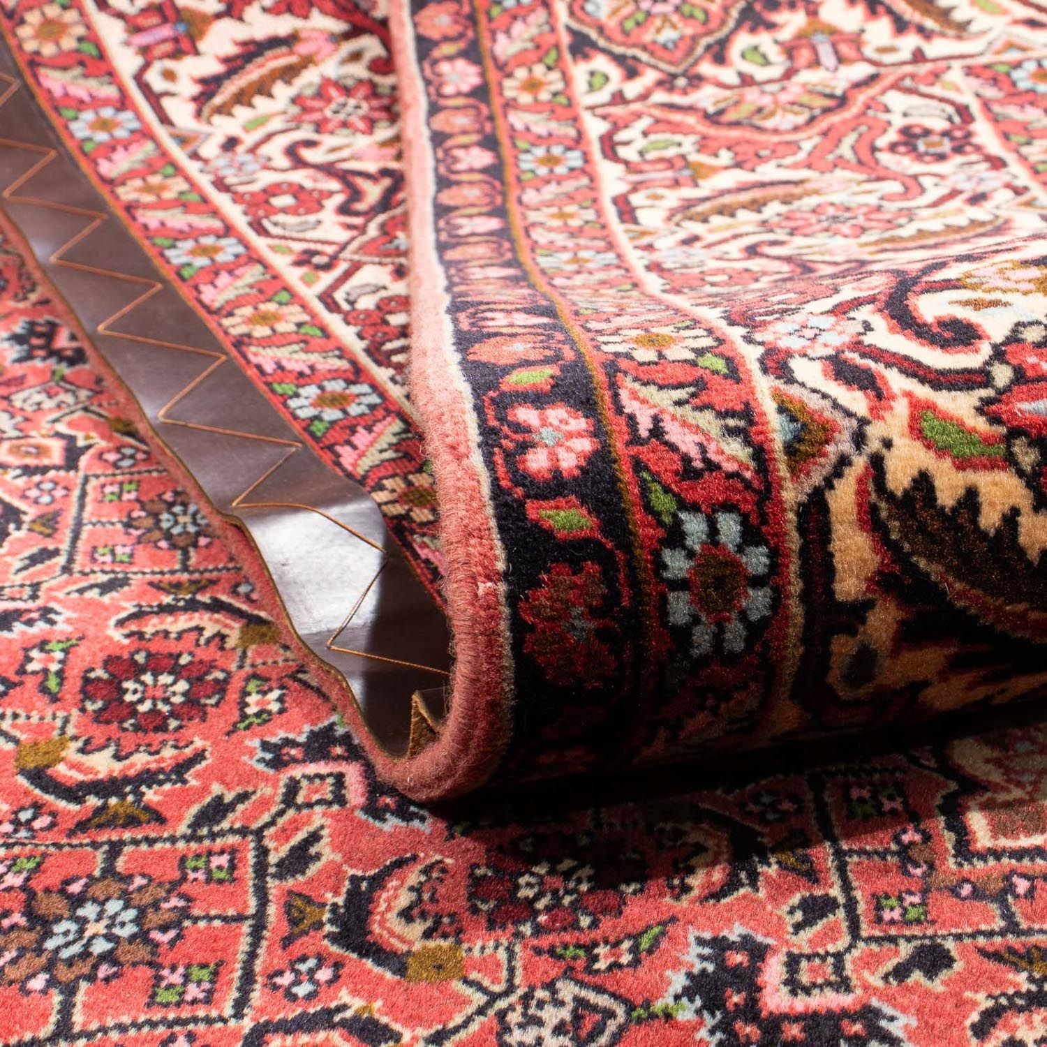 Tapis persan - Bidjar - 308 x 200 cm - rouge clair