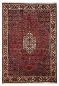 Tapis persan - Bidjar - 282 x 204 cm - rouge foncé