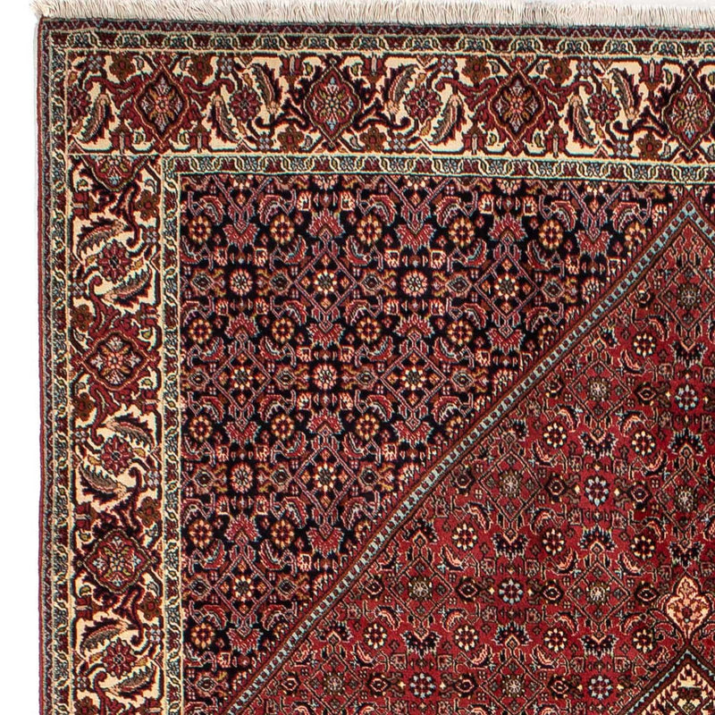 Tapis persan - Bidjar - 282 x 204 cm - rouge foncé