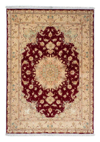 Tapis persan - Tabriz - Royal - 200 x 153 cm - rouge foncé
