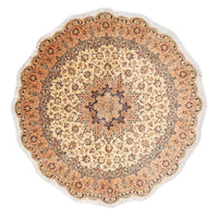 Tapis persan - Tabriz - Royal ronde  - 195 x 195 cm - beige