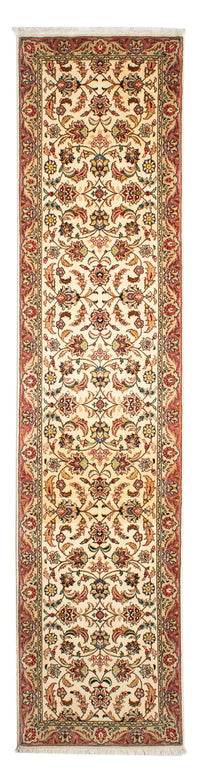 Tapis de couloir Tapis persan - Tabriz - Royal - 299 x 68 cm - beige
