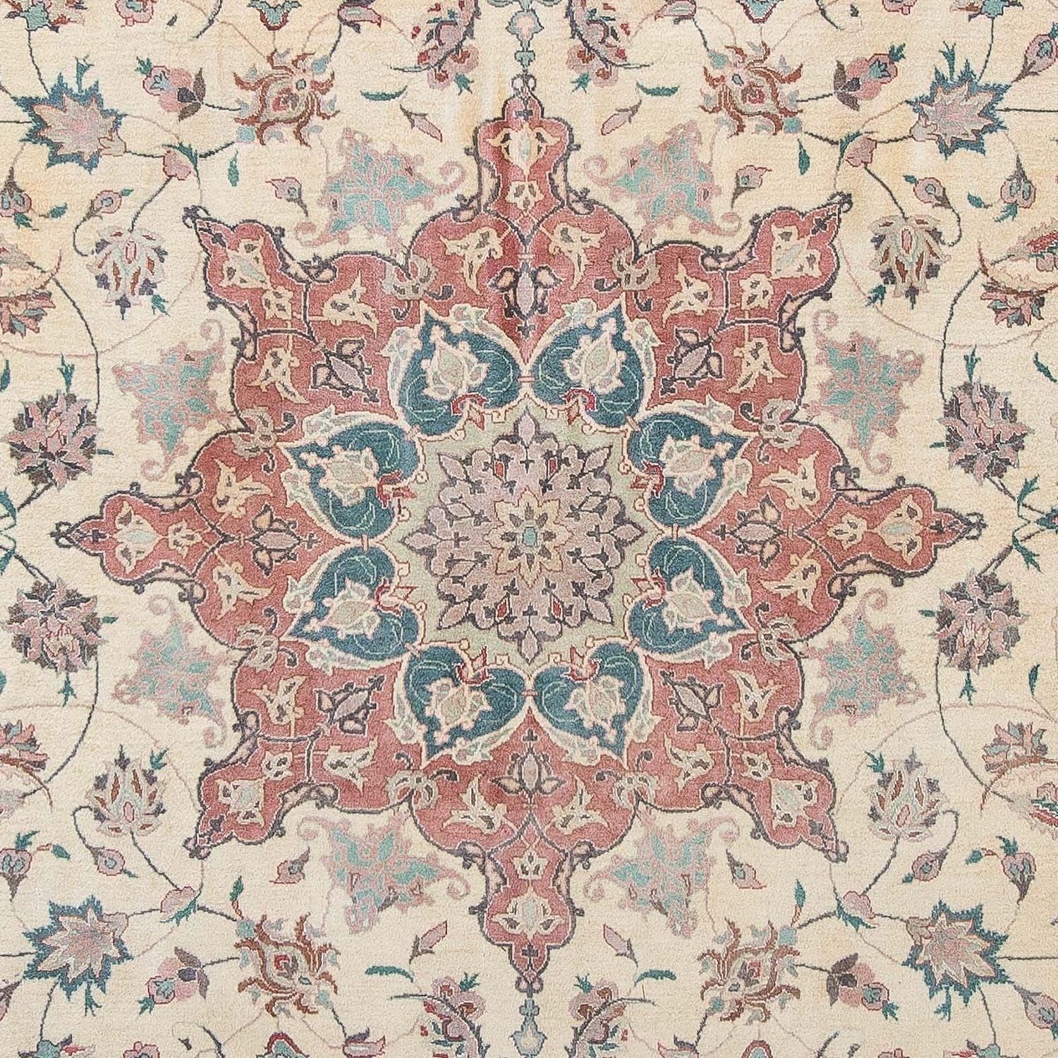 Tapis persan - Tabriz - Royal - 300 x 200 cm - beige