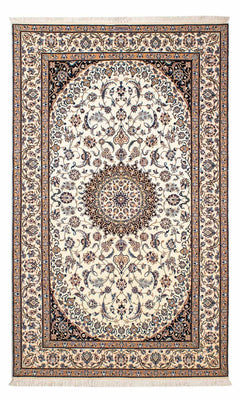 Tapis persan - Nain - Premium - 210 x 128 cm - beige