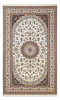 Tapis persan - Nain - Premium - 210 x 128 cm - beige