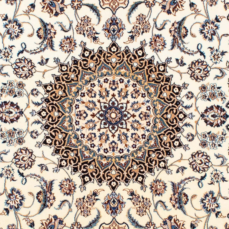 Tapis persan - Nain - Premium - 210 x 128 cm - beige