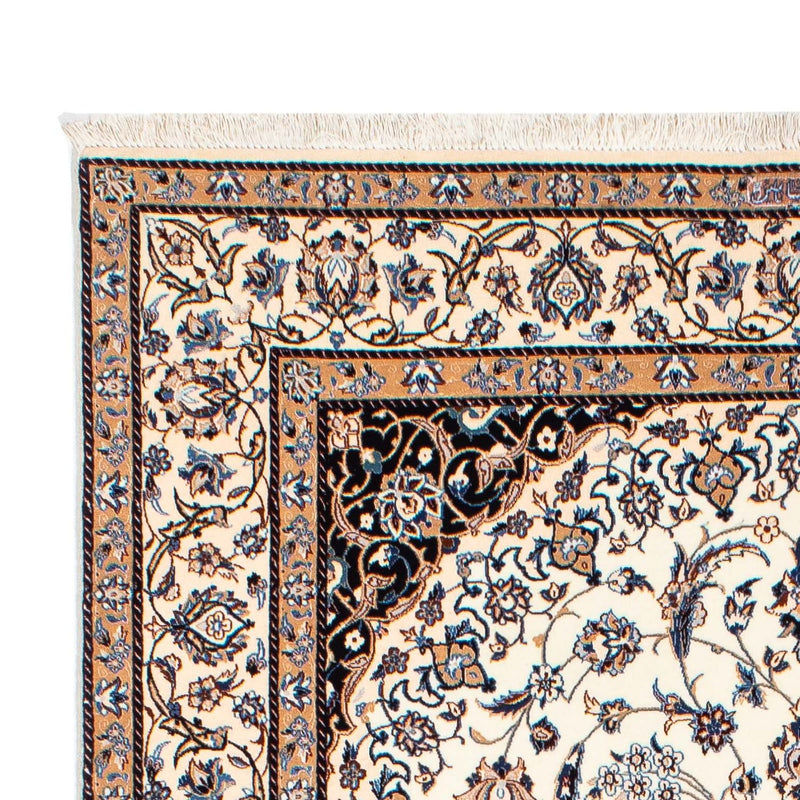 Tapis persan - Nain - Premium - 210 x 128 cm - beige