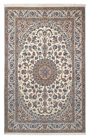 Tapis persan - Nain - Premium - 194 x 128 cm - beige