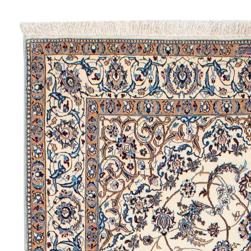 Tapis persan - Nain - Premium - 194 x 128 cm - beige