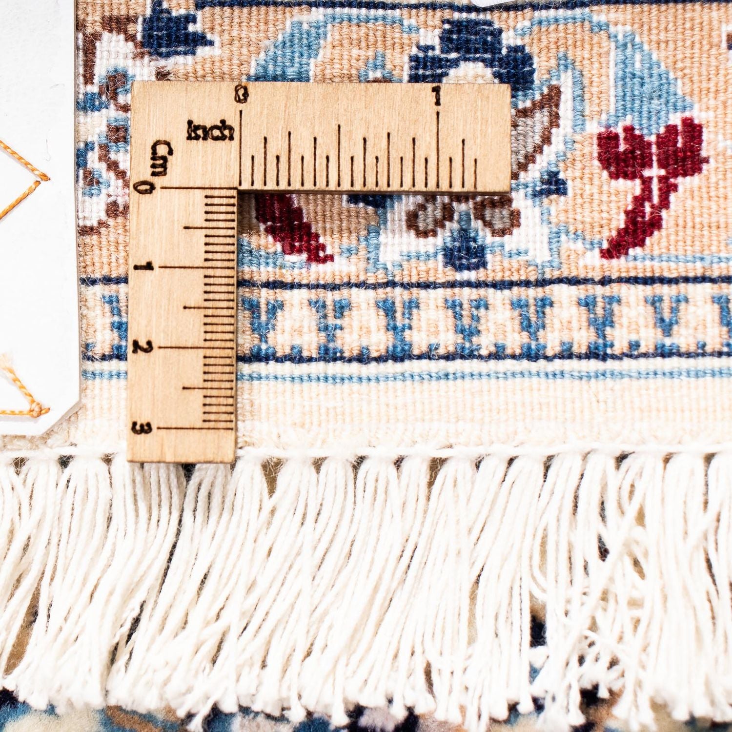 Tapis persan - Nain - Premium - 194 x 128 cm - beige