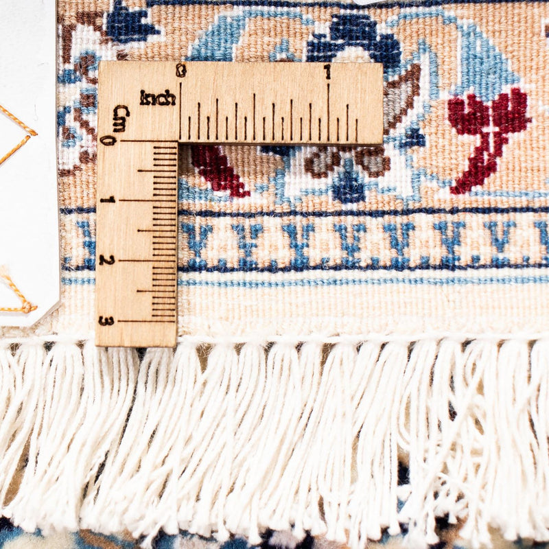 Tapis persan - Nain - Premium - 194 x 128 cm - beige