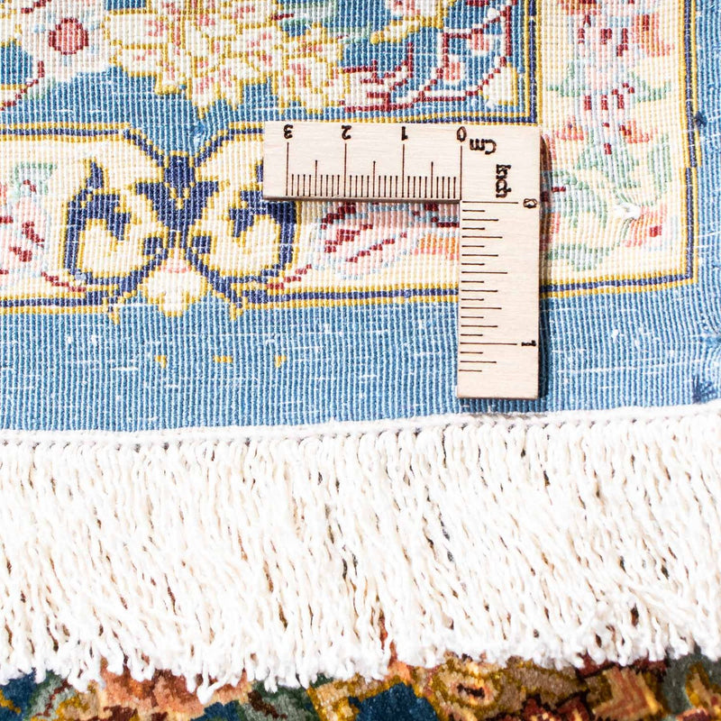 Tapis persan - Ghom - 121 x 80 cm - bleu foncé