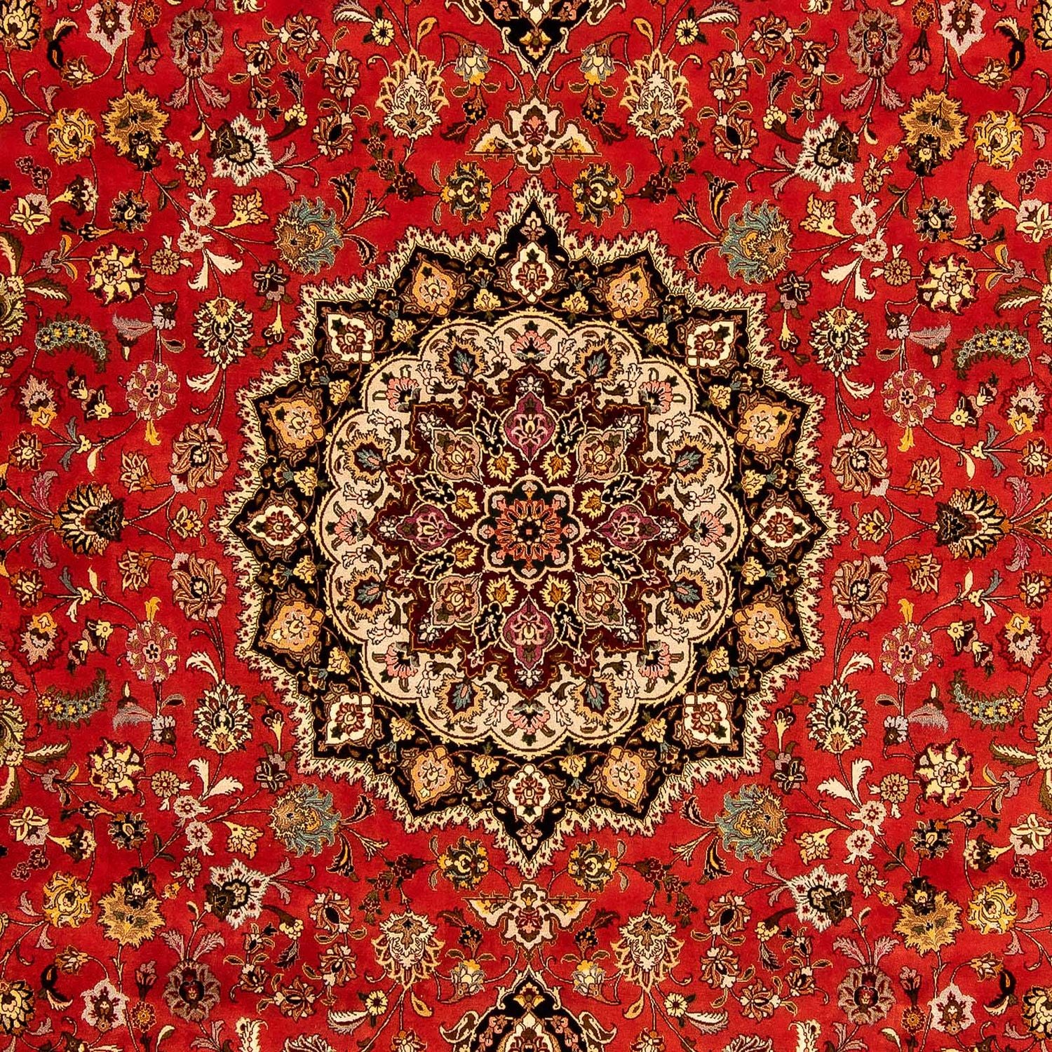 Tapis persan - Tabriz - Royal - 359 x 254 cm - rouge