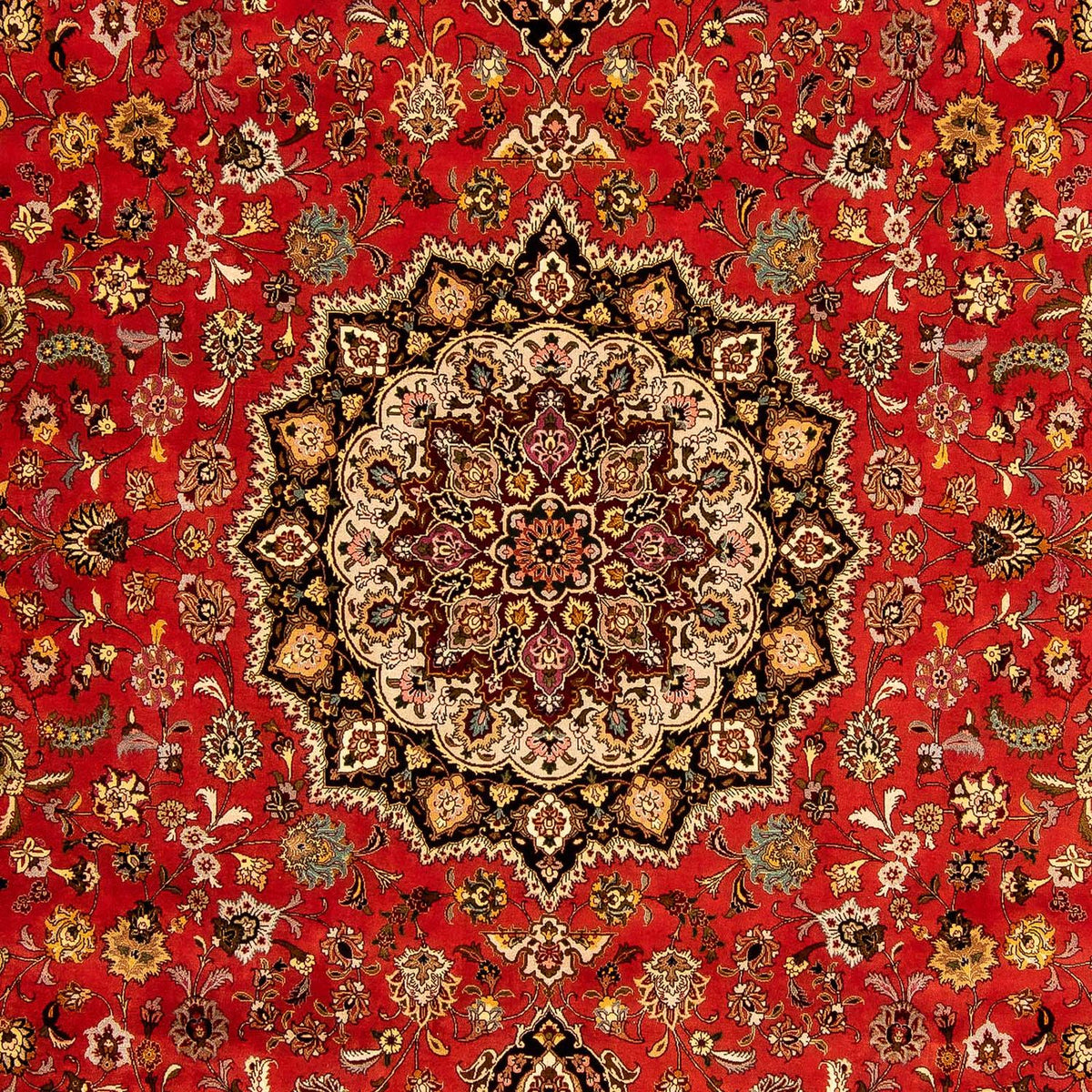 Tapis persan - Tabriz - Royal - 359 x 254 cm - rouge