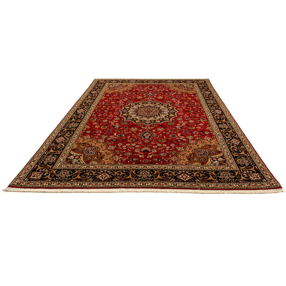 Tapis persan - Tabriz - Royal - 359 x 254 cm - rouge