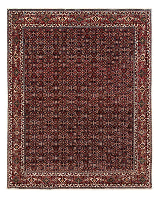 Tapis persan - Bidjar - 248 x 205 cm - rouge foncé