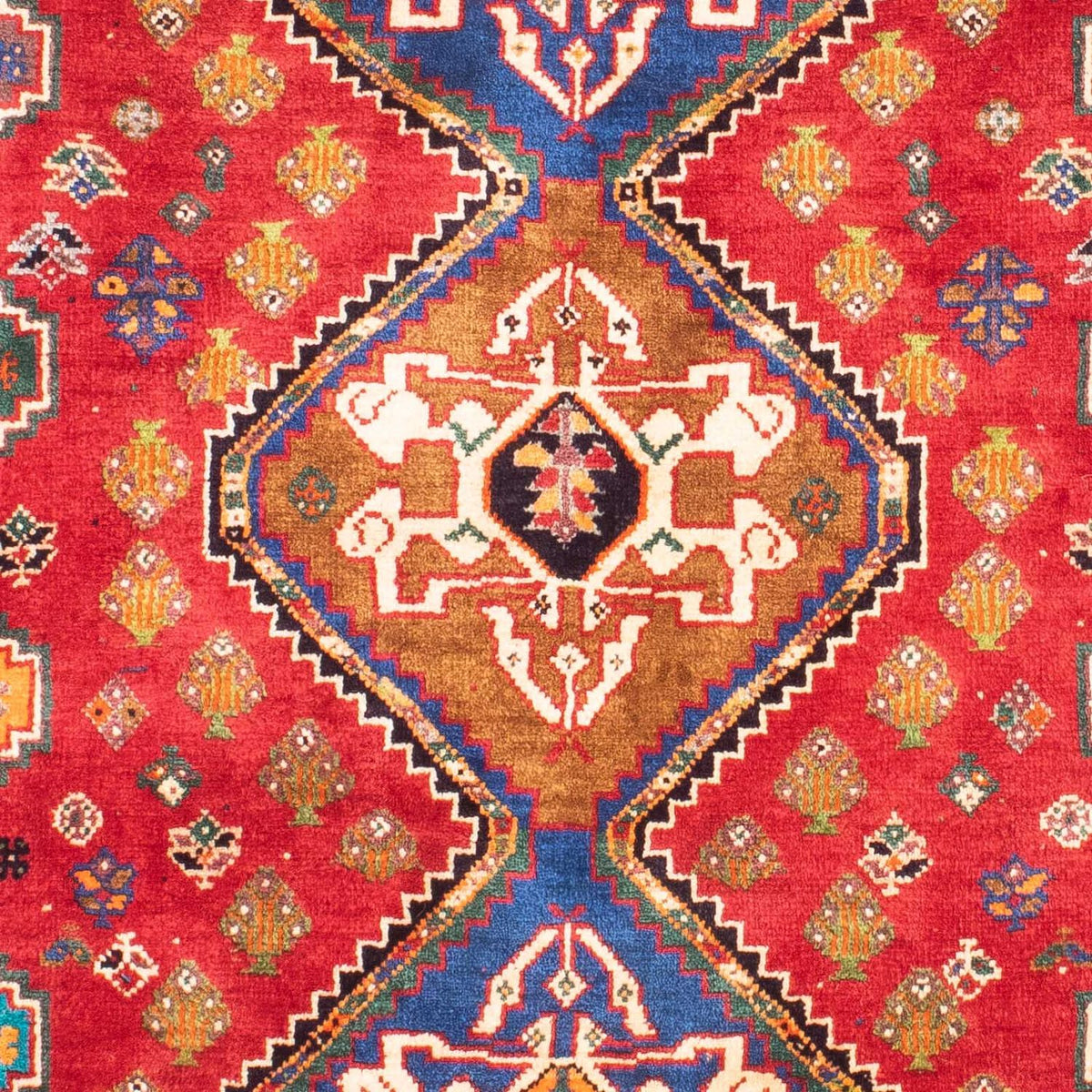 Tapis persan - Nomadic - 165 x 112 cm - rouge