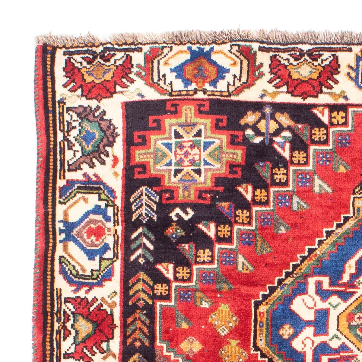 Tapis persan - Nomadic - 165 x 112 cm - rouge