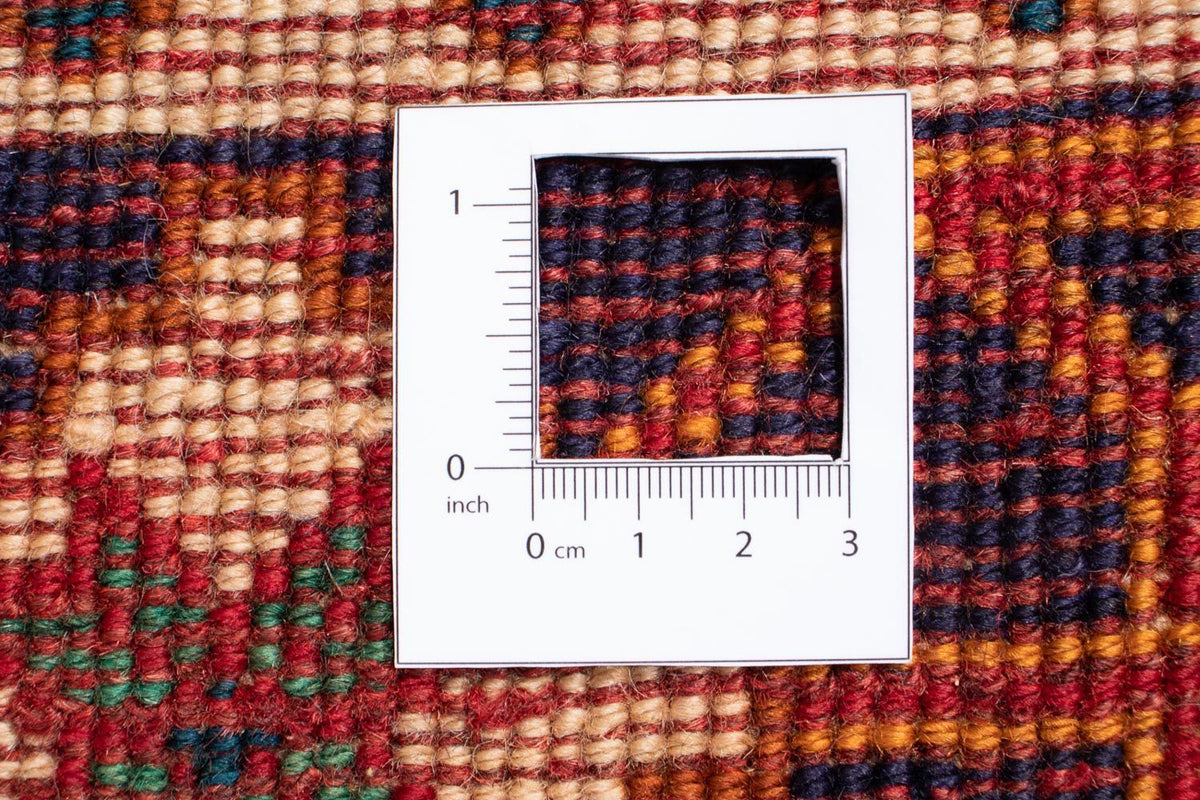 Tapis persan - Nomadic - 280 x 202 cm - rouge foncé